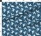 Blue Birds Indigo Shibori Style Seagull Coastal Ocean Bird Custom Printed Fabric by Spoonflower Various Fabrics by the Yard or Fat Quarter